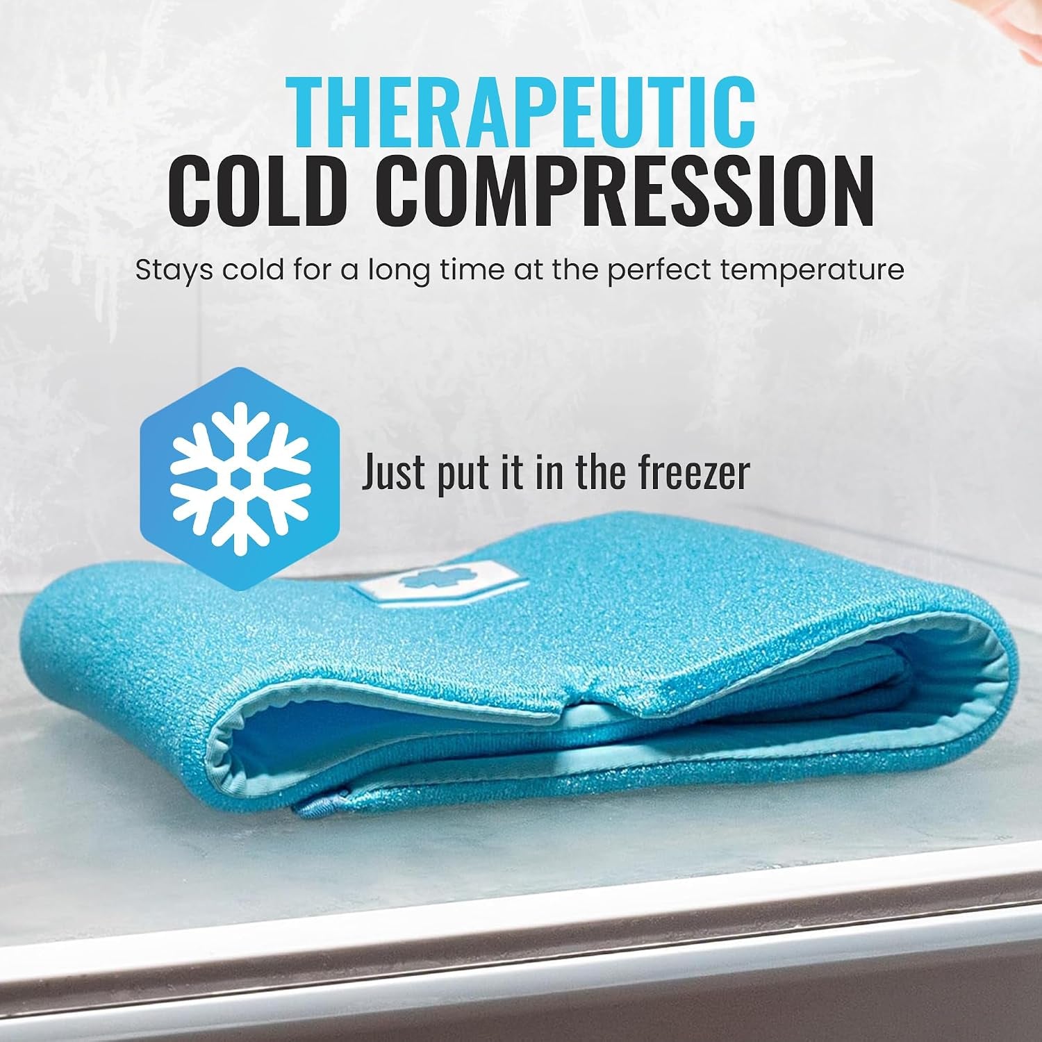 Migraine Cold Cap | Form-Fitting Migraine Relief Cap | Headache Relief Cap with 360° Head Coverage | Migraine Relief Products | Sinus Relief | Cold Therapy Headache Cap | FSA-HSA Eligible