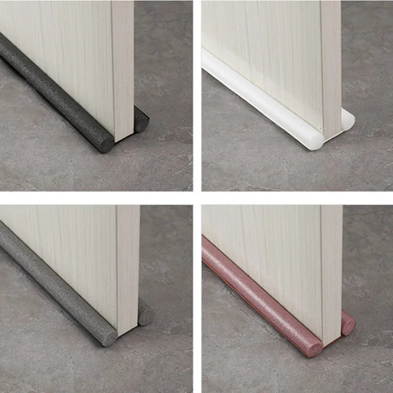 Door Bottom Seal Strip Guard Blocker Sealer Stopper Weather Stripping Soundproof Tape Gap Sealer Protector Burlete Puerta Casa