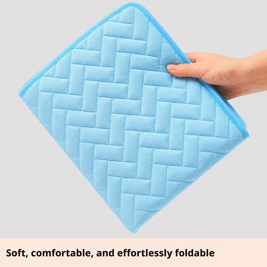 Dog Cooling Mat, Self-Cooling Pet Pad for Dogs and Cats, No Freezing Required, Portable Cooling Mat for Indoor, Outdoor and Car Use