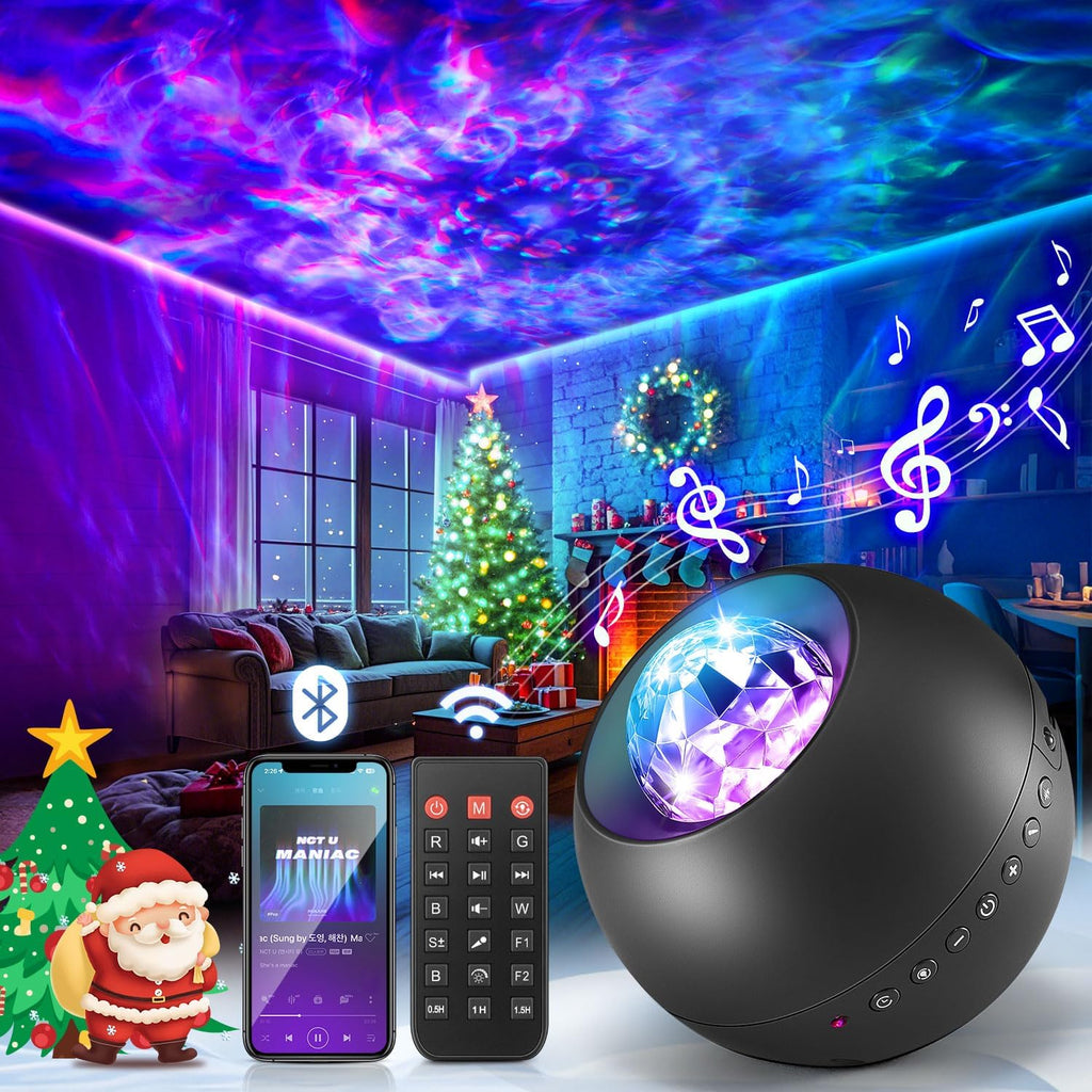 Galaxy Projector, Vibrant Galaxy Light | White Noise & Bluetooth, Remote Timer, Kids Night Light, Room Decor for Teen Girl
