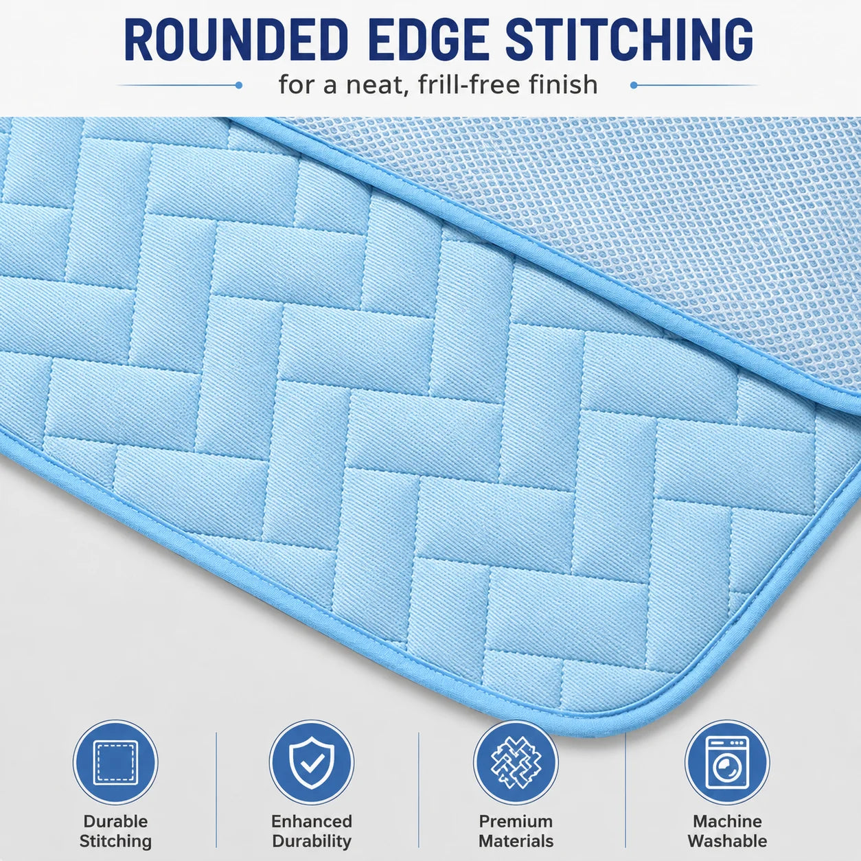 Dog Cooling Mat, Self-Cooling Pet Pad for Dogs and Cats, No Freezing Required, Portable Cooling Mat for Indoor, Outdoor and Car Use