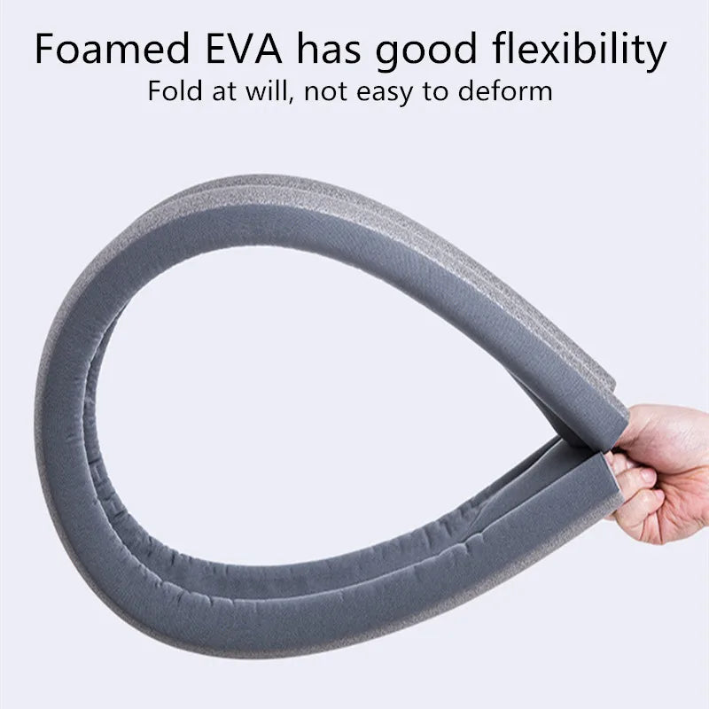 Door Bottom Seal Strip Guard Blocker Sealer Stopper Weather Stripping Soundproof Tape Gap Sealer Protector Burlete Puerta Casa